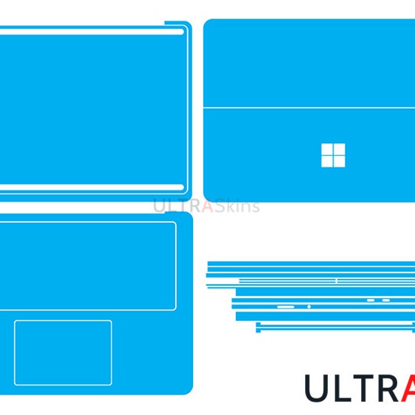 Microsoft Surface Laptop Studio Skin Template Vector Cut File