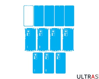 Xiaomi 12S Pro Skin Template Vector Cut File