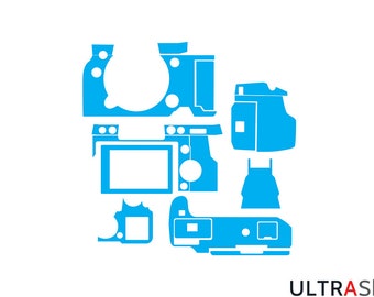 Fujifilm X-H1 Skin Template Vector Cut File