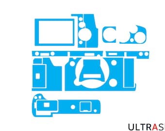 Fujifilm X-T3 Skin Template Vector Cut File