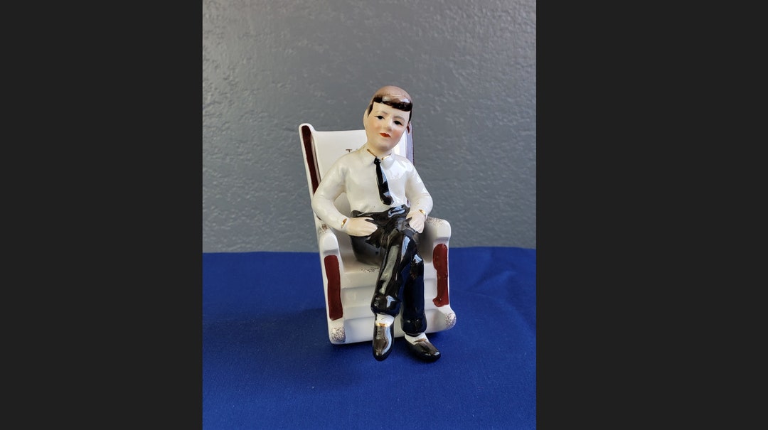 Vintage JFK in Rocking Chair Salt and Pepper Shakers Etsy
