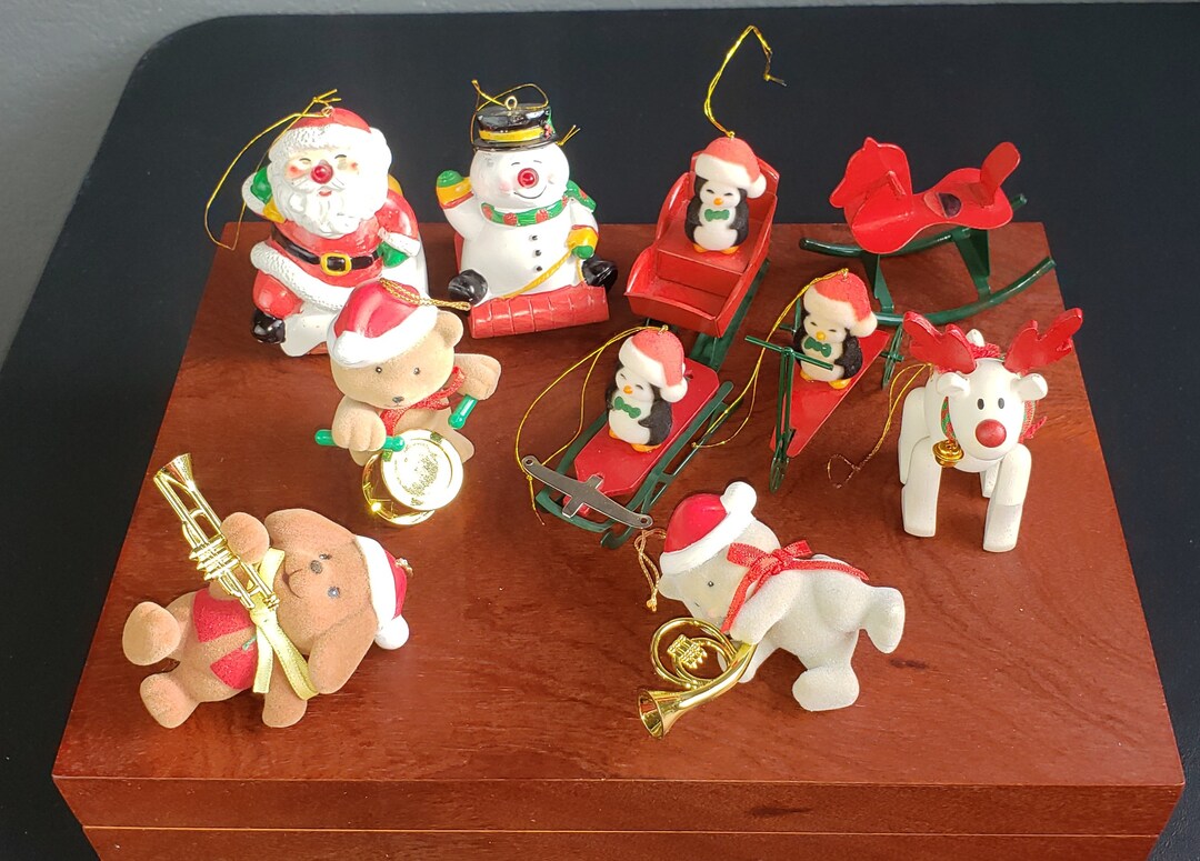 Avon Vintage Holiday Ornaments Lot Etsy