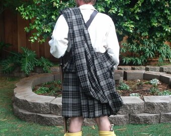 Highland Men's Great Kilt Vintage Kilt Tartan Great Kilt For Men's Available in 40 Tartan