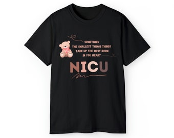 Schwarzes Krankenschwester Shirt | NICU Krankenschwester Bär Shirt | Baby Krankenschwester T-Shirt | Mutter Baby Krankenschwester T-Shirt | Neugeborene Intensivstation | Baby Krankenschwestern Shirt | Vintage Bär