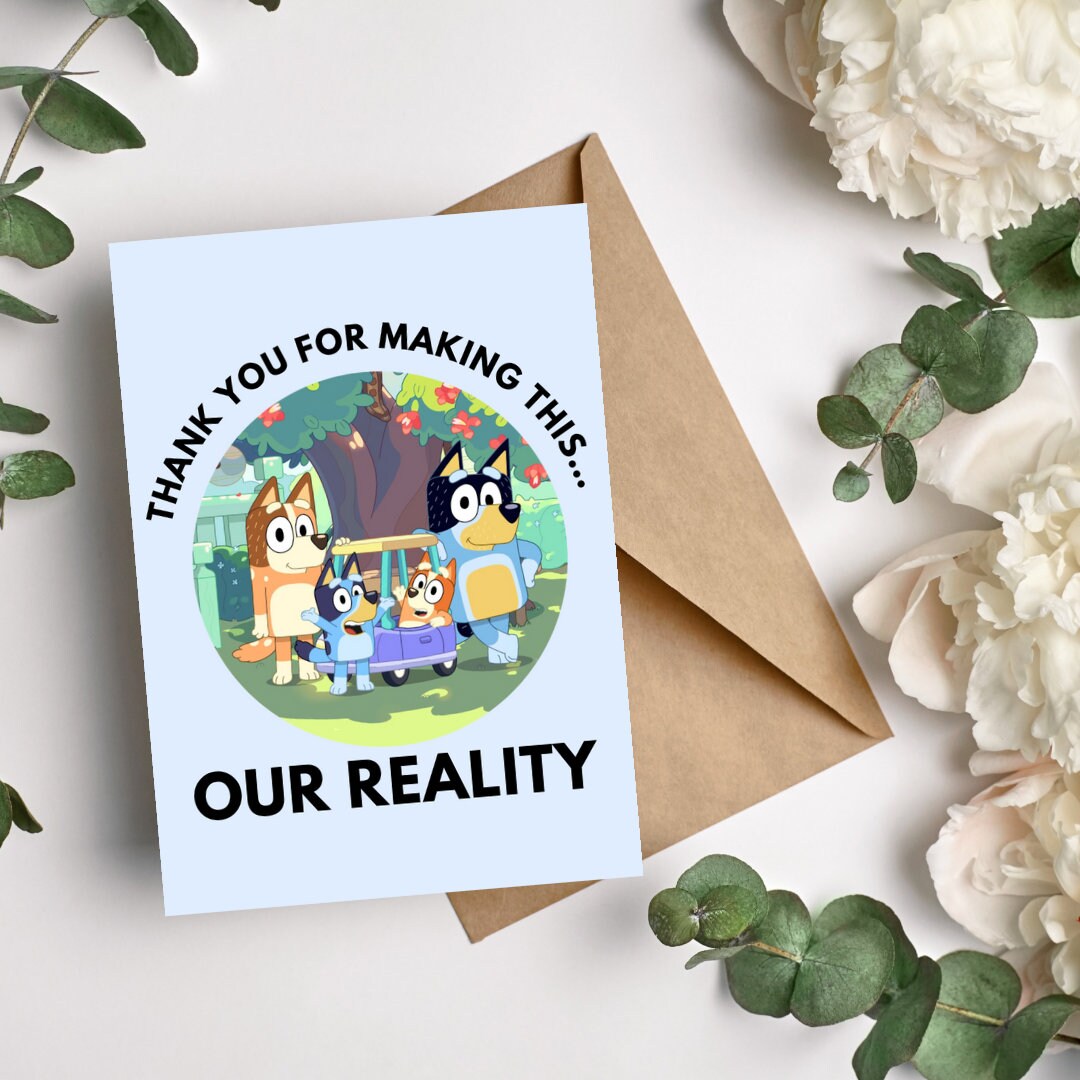 Heeler Family Card for All Different Occasions - Mother’s Day/father’s ...