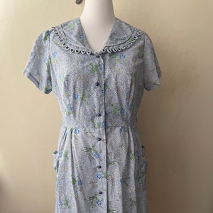 princess polly baby blue dress Vintage 1970s The Men's Shop JC Penney Seersucker | Mezcal + Leather - San  Antonio, TX main image 1