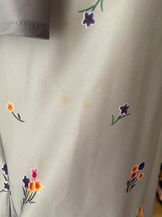 Size M - Vintage 90s Floral Caftan Housedress by … - image 4