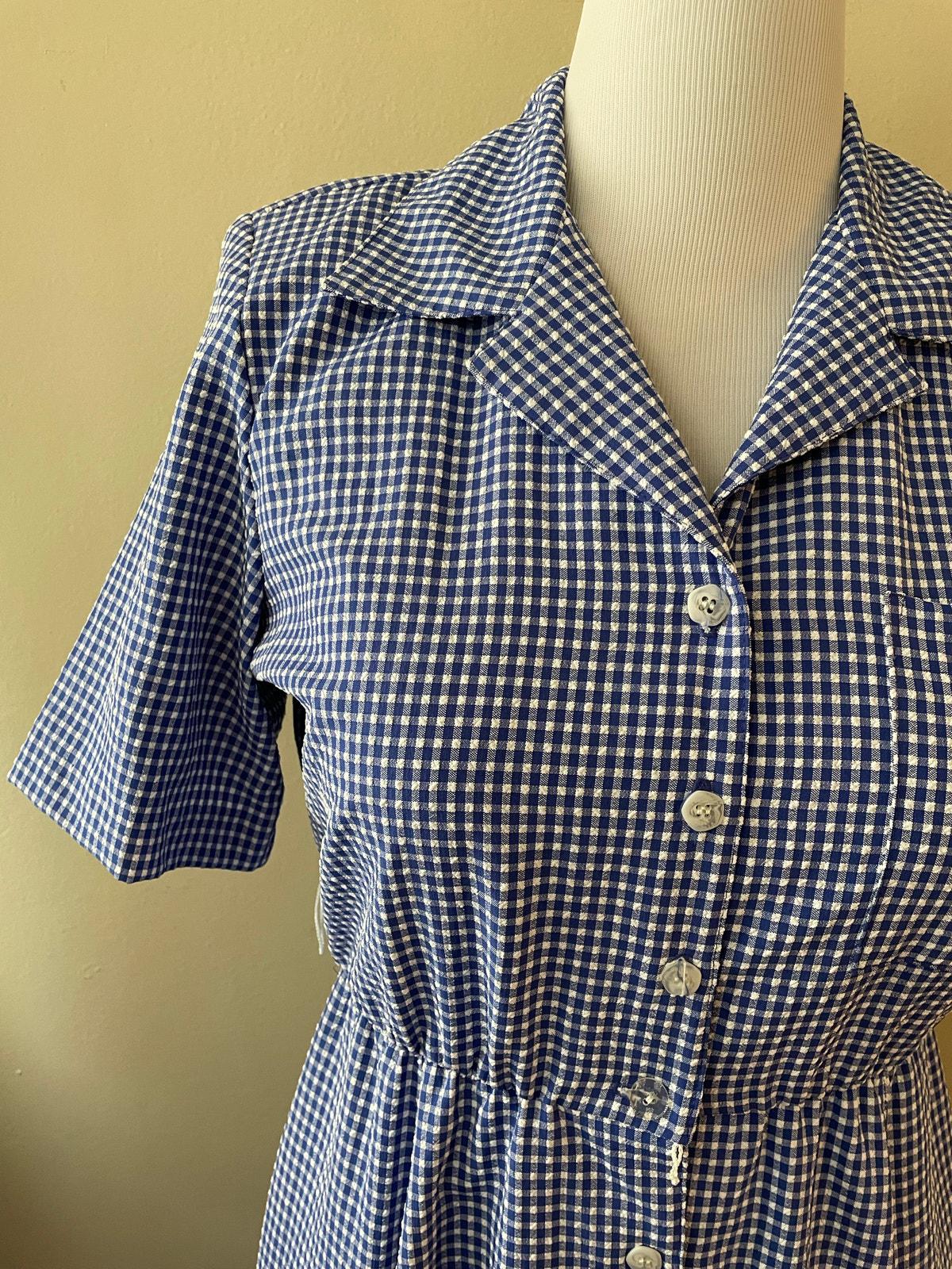 90s gingham dress Vintage 90s Gingham Halter Top Mini Dress XS • New With Tags• – Bombshell  Bettys Vintage