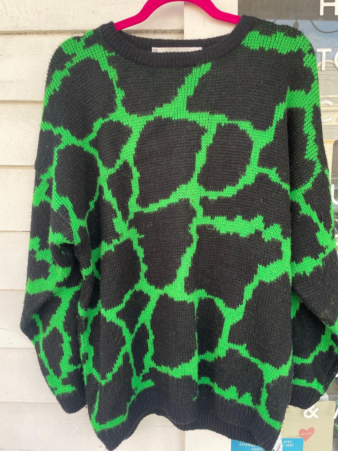 小物 80's Vintage stone  Green Eage 80s Green Leather Jacket – Alba Vintage Studio