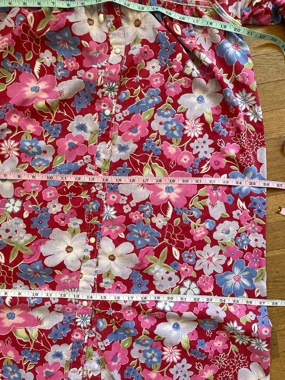 Size XL - Vintage Floral Housedress by At Home We… - image 8