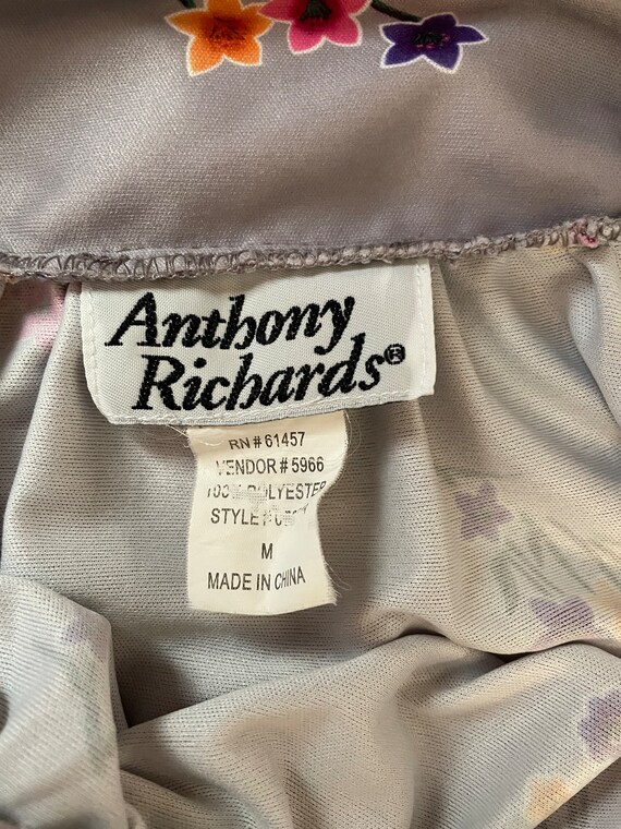 Size M - Vintage 90s Floral Caftan Housedress by … - image 7