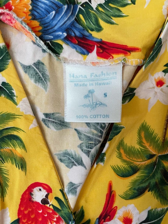 Vintage Women's Aloha Cotton Caftan Dress Hana Fa… - image 7