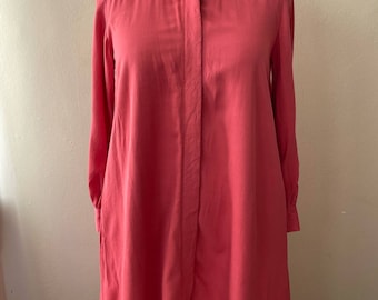 Size M - Vintage 90s Pink Liz Claiborne Coat Dress