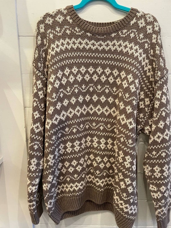 Size L - Vintage 90s Gap Nordic Fair Isle Sweater