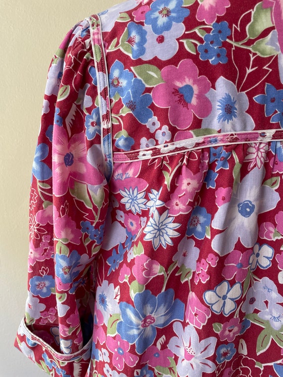 Size XL - Vintage Floral Housedress by At Home We… - image 5