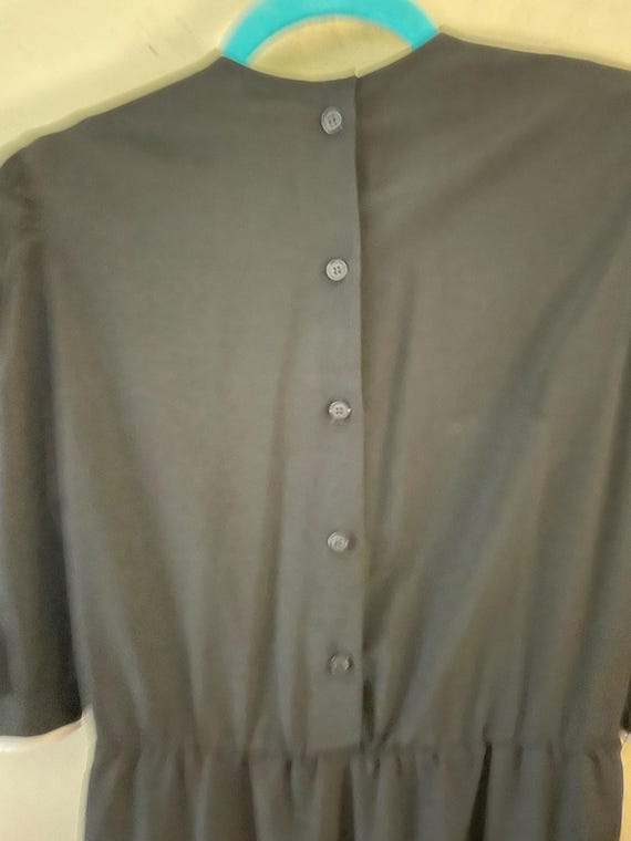 Size S - Vintage 90s Albert Nipon Black Nautical … - image 4