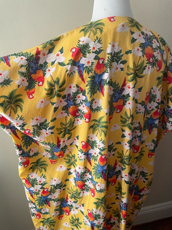 Vintage Women's Aloha Cotton Caftan Dress Hana Fa… - image 5