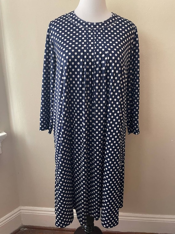 blue and white polka dot maternity dress NURSING COLLECTION: Make The Right Choice Light Blue Polka Dot Maxi Dress, X-Small - The Mint Julep Boutique