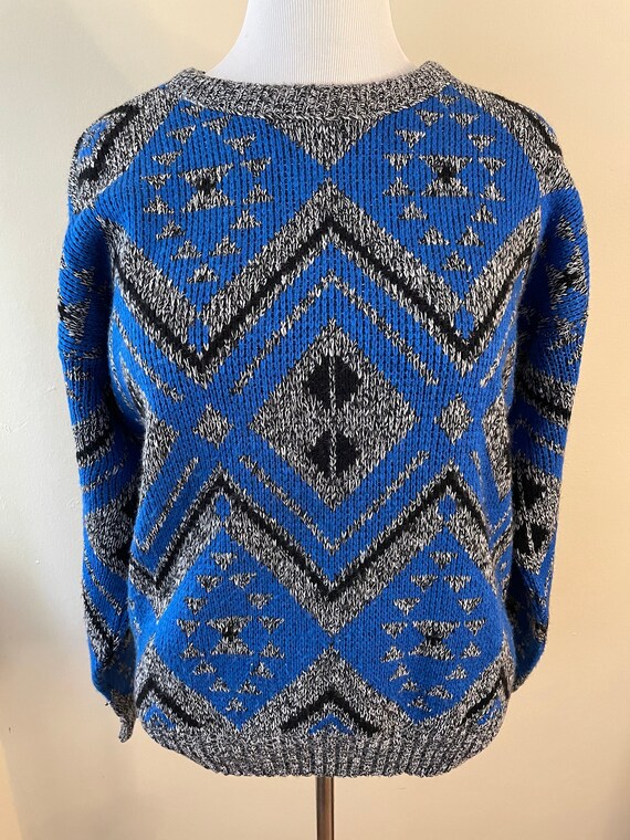 Size L - Vintage Chunky 80s/90s Long Sleeve Sweate