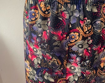Ensemble Jupe Et Top Fleuri | Couleur Florale