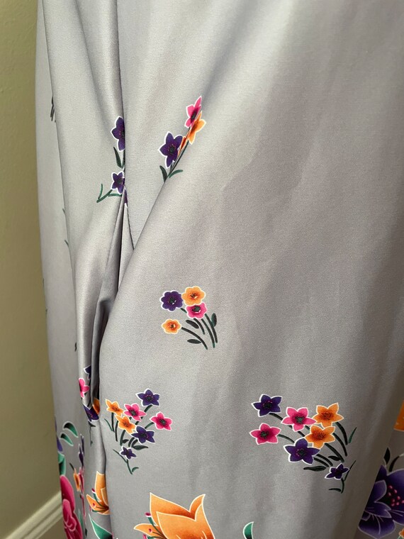 Size M - Vintage 90s Floral Caftan Housedress by … - image 3