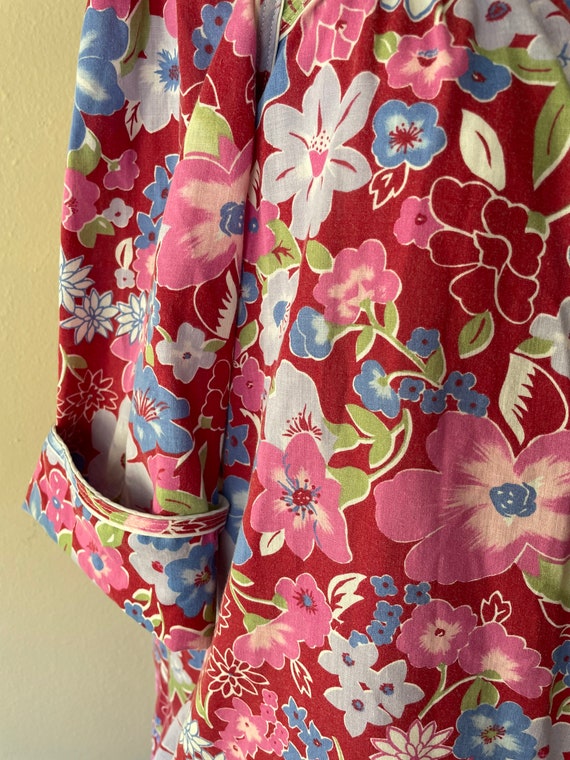 Size XL - Vintage Floral Housedress by At Home We… - image 3