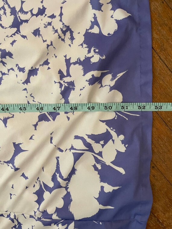 Size XL - Vintage Purple & White Zip Up Floral Ho… - image 6