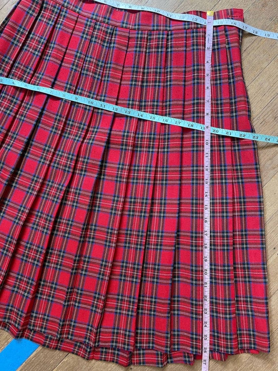 Plaid pleated skirt xl clearance