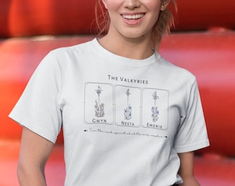 ACOTAR Valkyries Shirt: Nesta, Gwyn, Emerie Bookish Gift