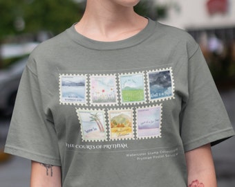 Acotar Prythian Courts Shirt: Watercolor Stamp Collection