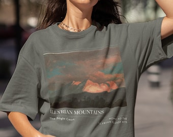 ACOTAR Illyrian Mountains Shirt - Night Court Bookish Merch