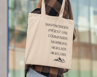 ACOTAR Inner Circle Tote Bag: Sarah J Maas Bookish Gift
