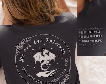 The Thirteen Throne of Glass Shirt: SJM Merch, Bookish Gift