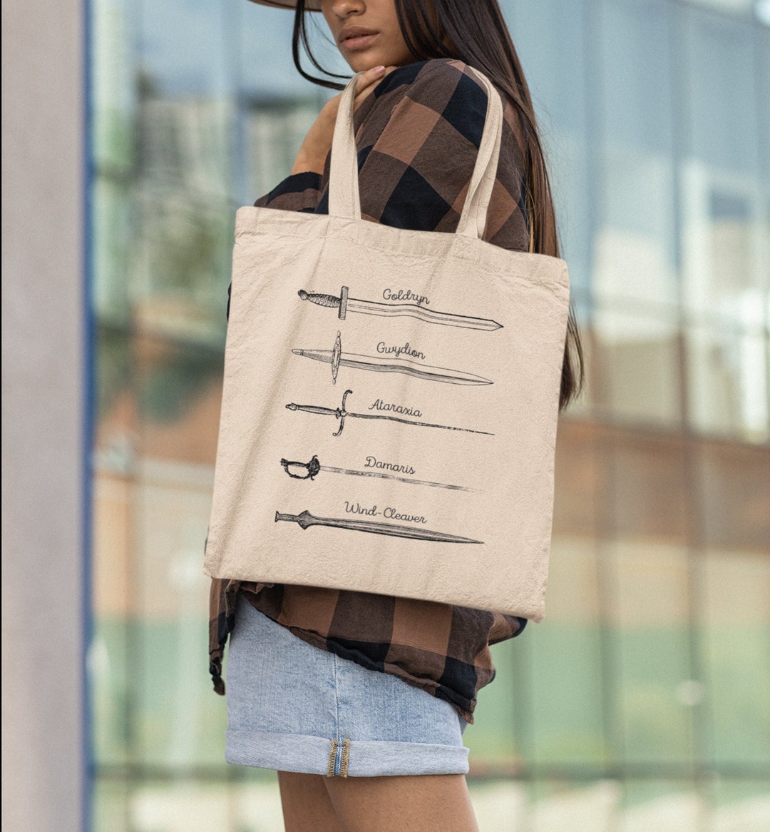 【PORTERNA】Ruin Butter Tote Bag TOG/CC/ACOTAR Universe Inspired Swords Tote Bag Aelin Manon