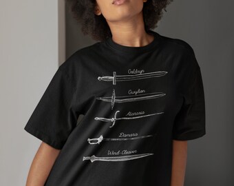 SJM Universe Swords T-Shirt: Booktok Inspired Tee