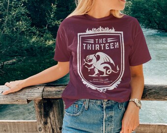 Throne of Glass Shirt: The Thirteen, SJM Merch Bookish Gift