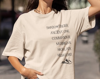 ACOTAR Inner Circle Shirt: Night Court Bookish Merch