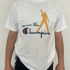 Queen / Freddie Mercury We are the Champion T-shirt Exclusive Design
