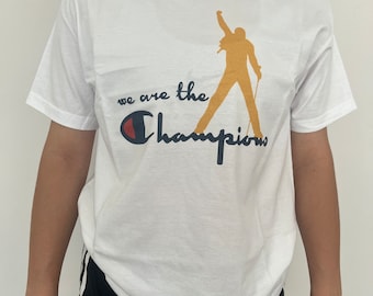 Queen / Freddie Mercury We are the Champion T-shirt Exclusive Design