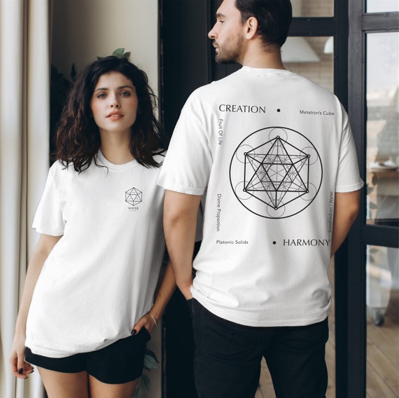 Metatron's Cube Sacred Geometry Platonic Solids T-Shirt Metatron's Cube Sacred Geometry Platonic Solids T-Shirt