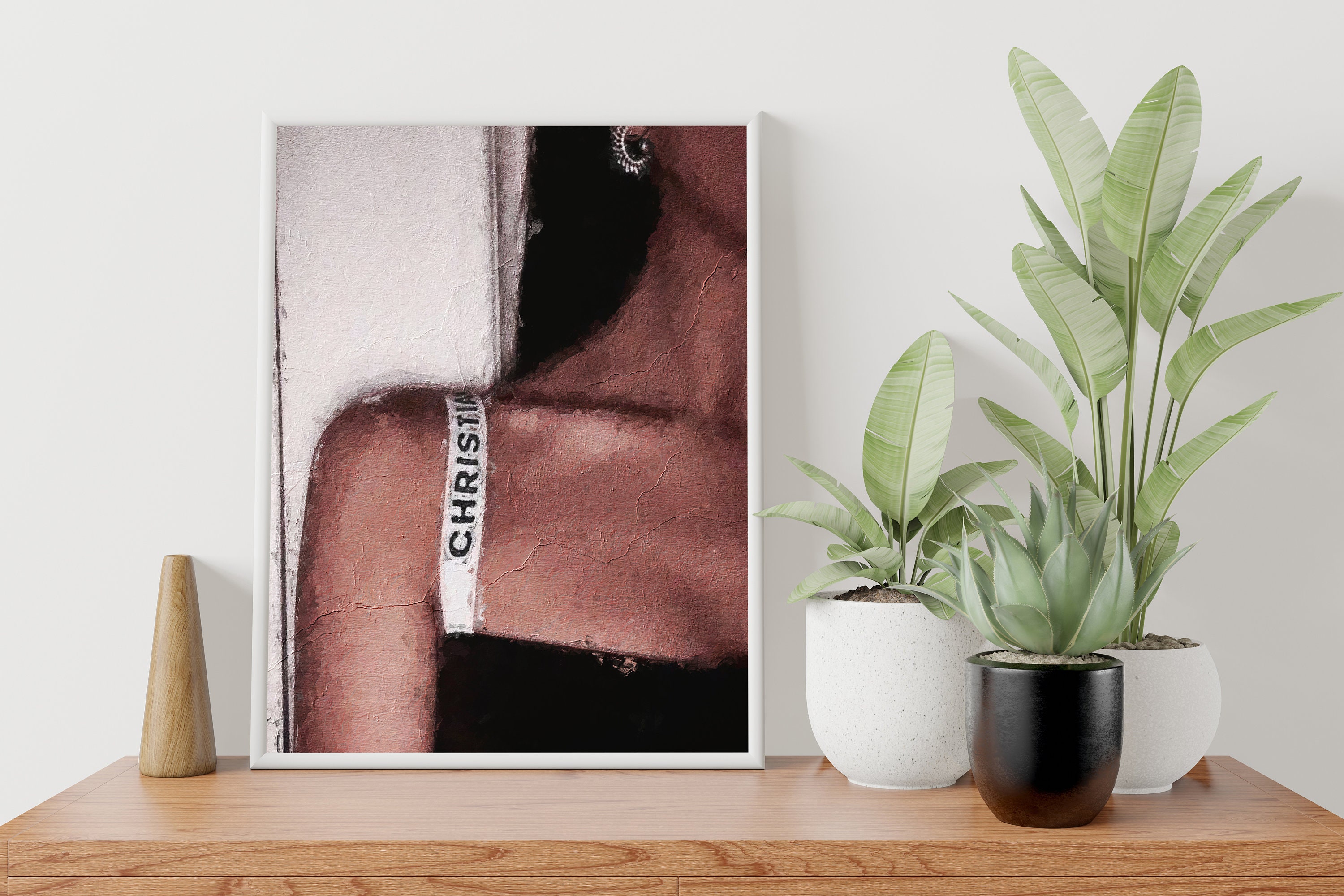 Vintage Aesthetic Wall Art Fashion Woman Poster Modern Girl Etsy