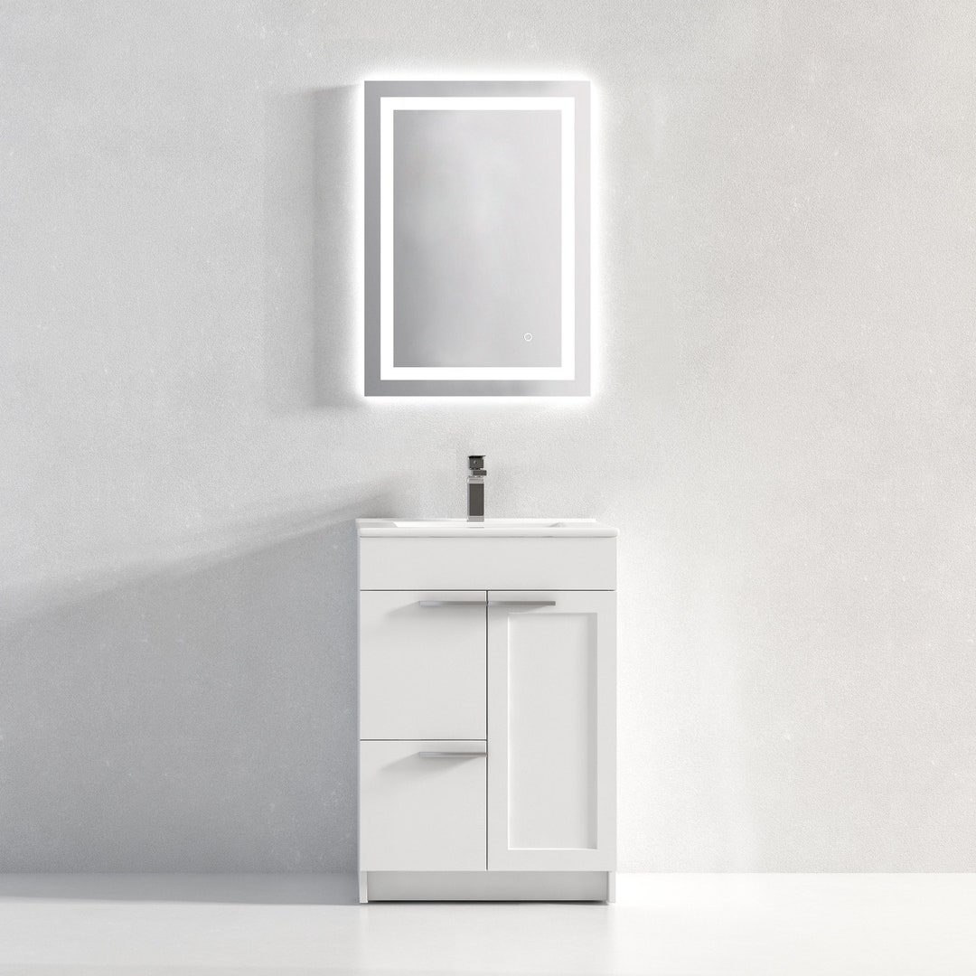 24'' Freestanding Bathroom Vanity With Topmount Sink 24 Inch - Etsy