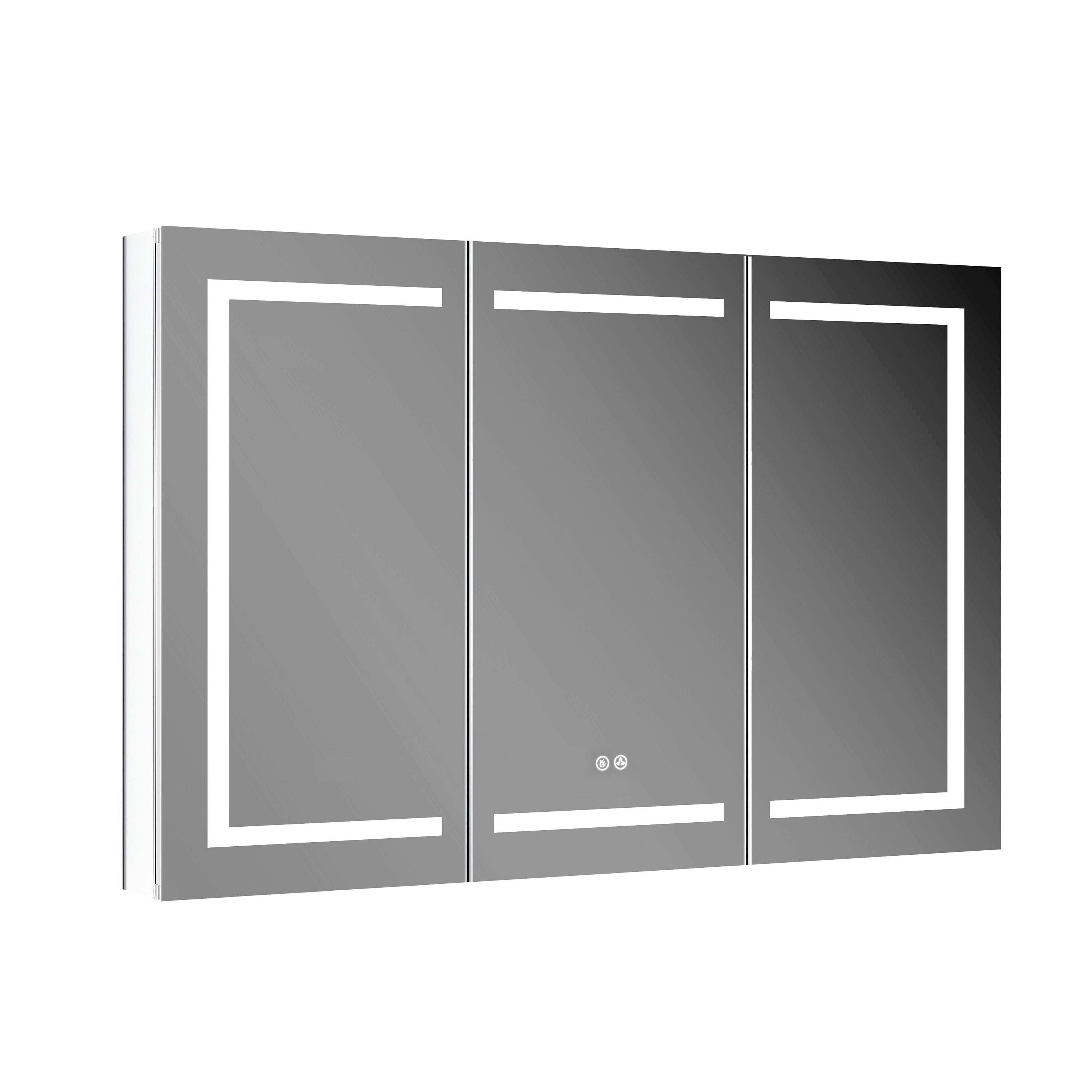 48 Inch Recessed or Surface LED Mirror Medicine Cabinet With - Etsy