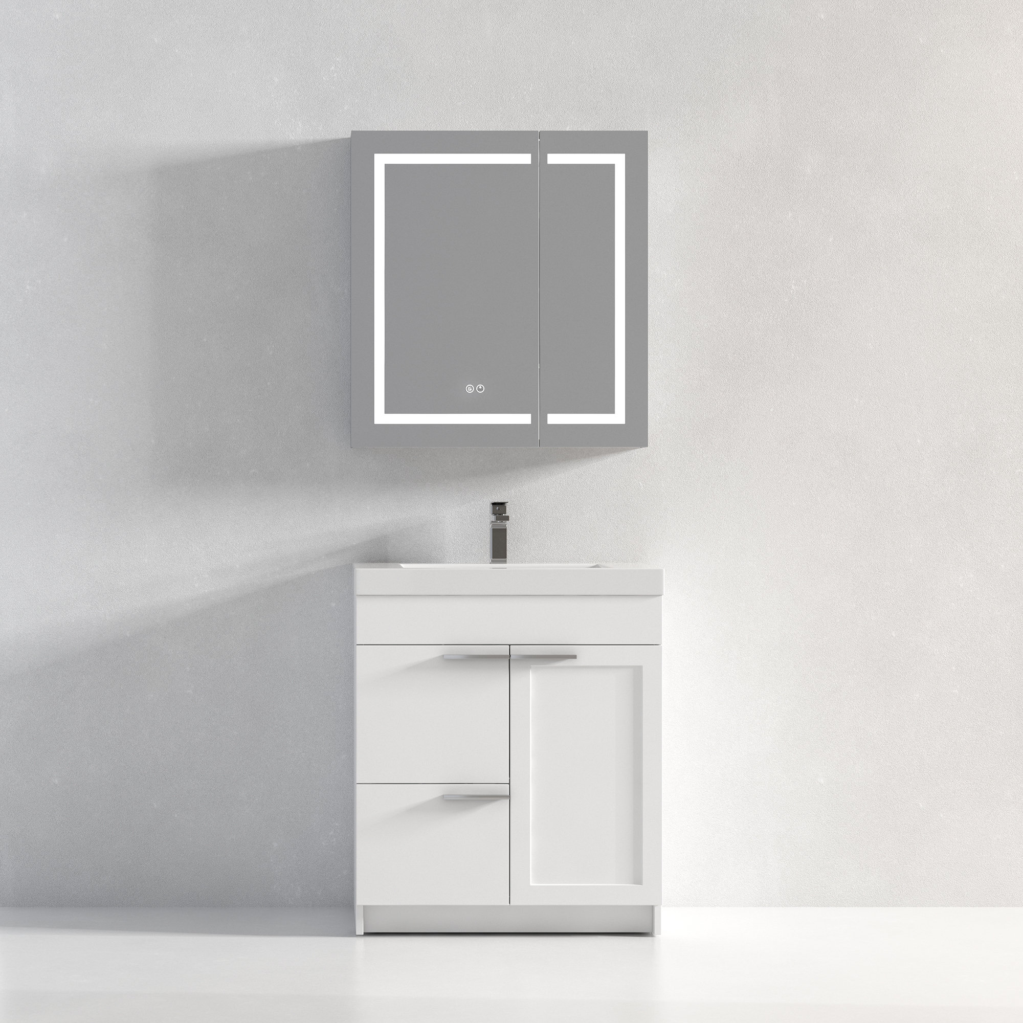 30'' Freestanding Bathroom Vanity With Topmount Sink 30 Inch - Etsy