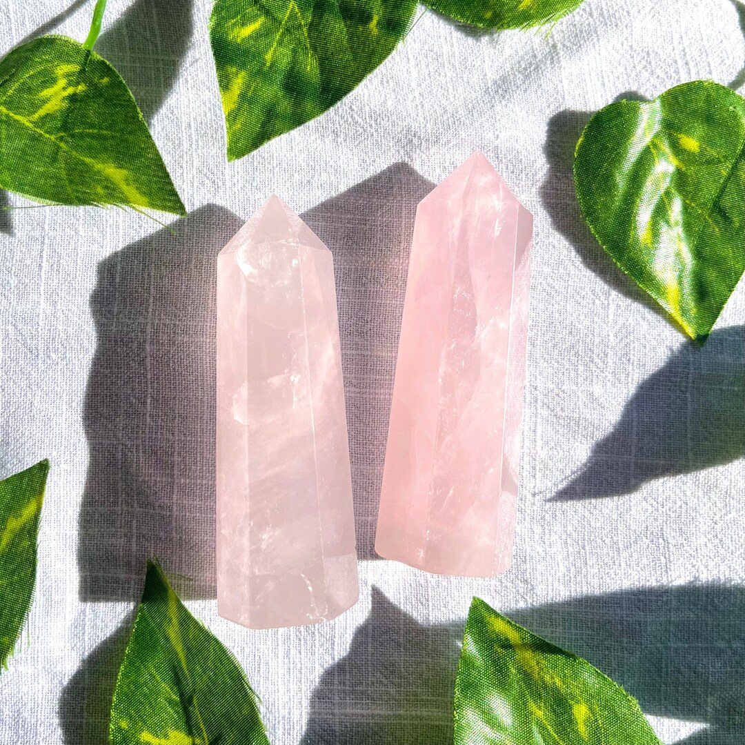 Rose Quartz Towers Etsy