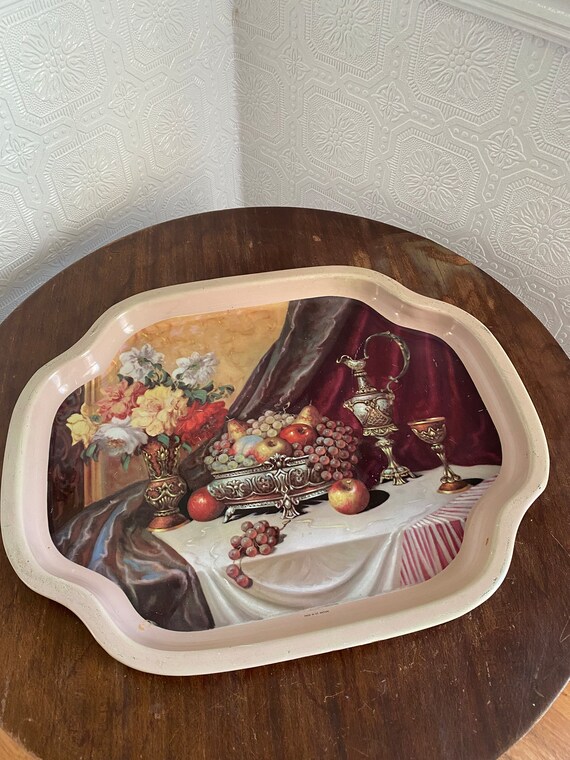 売上実績NO.1 Vintage Tray Metal - UK the From Tray Elite MTM テーブル用品