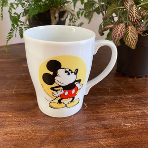 Vintage 1970s Mickey Mouse Mug / Walt Disney  Productions / Retro / tea cup / made in Japan