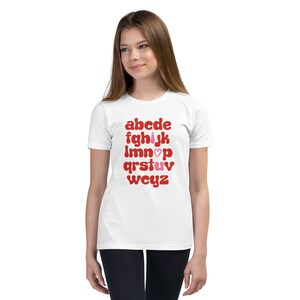 ABC Valentine&#39;s Day T-Shirt | Valentine&#39;s Shirt | Youth Valentine&#39;s Shirt | Valentine&#39;s Day | Happy Valentine&#39;s Day
