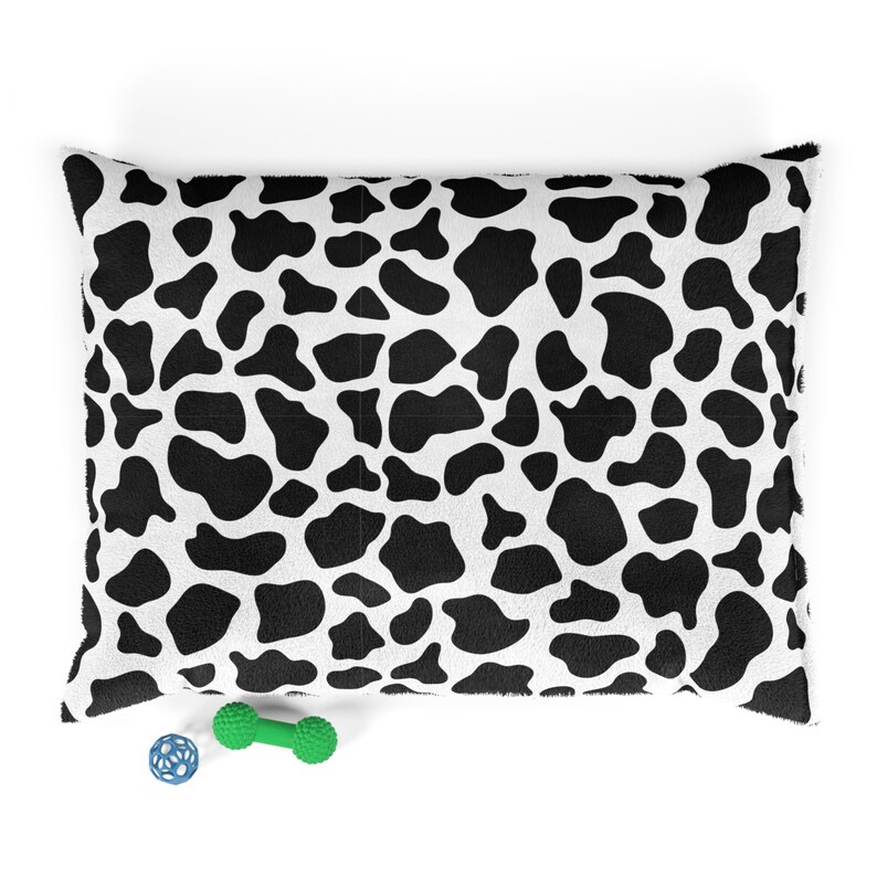Cow Print Dog Bed Cow Print Pet Bed Comfortable Pet Bed Cozy Pet Bed - Etsy