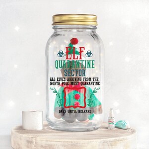 Elf Quarantine Sticker - Etsy